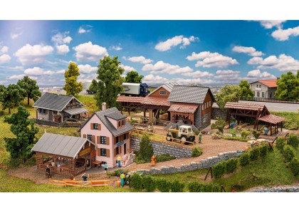 Set promotional - gater si cladiri anexe ep.II - H0 Faller 190138